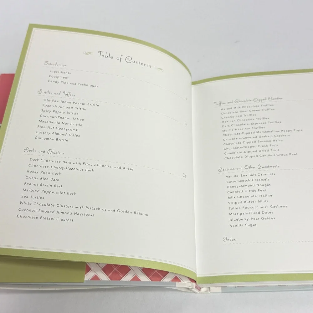 Brittles Barks & Bonbons Cookbook Charity Ferreira Candy Recipes Hardcover 2008